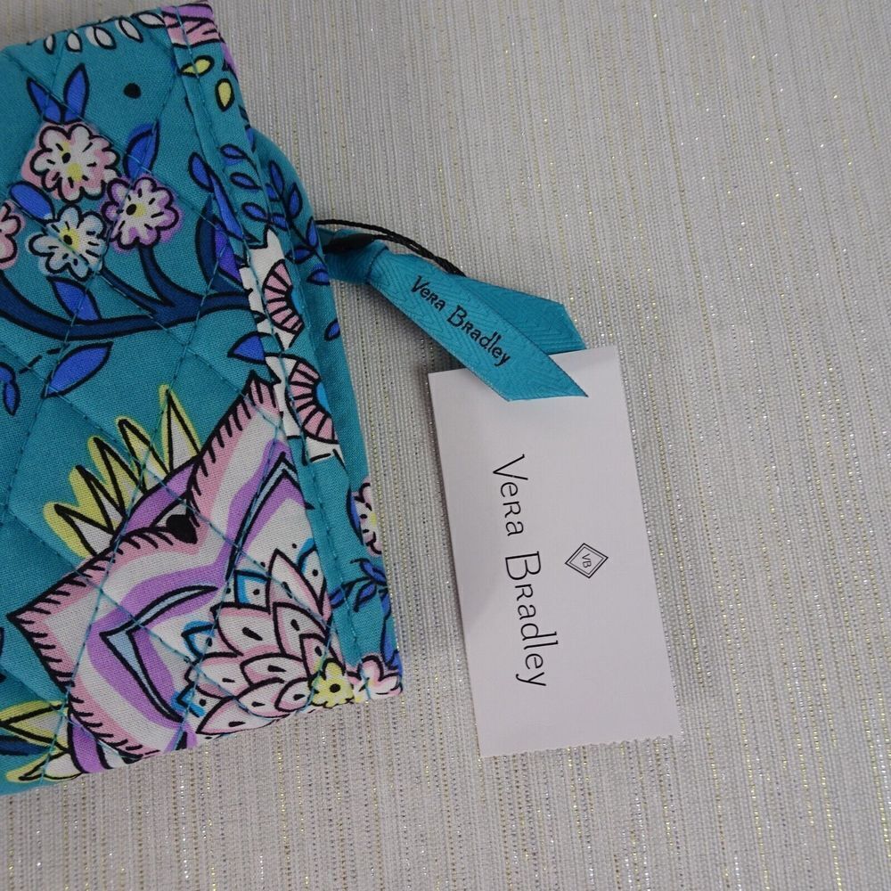 Vera Bradley Curling & Flat Iron Cover Factory Style Cotton PEACOCK GARDEN NWT - Picture 8 of 9
